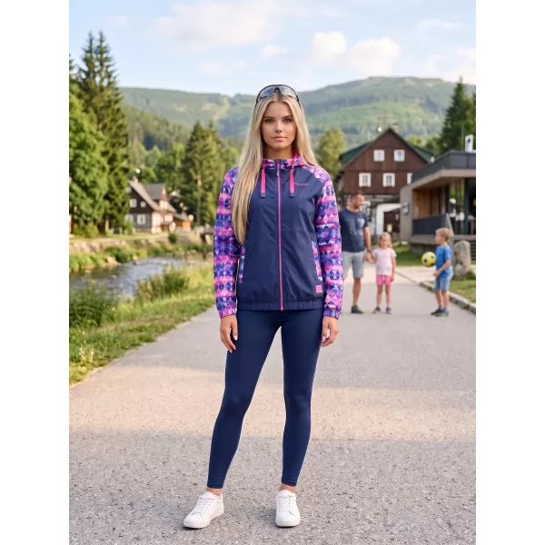  Ženska jakna ALTISPORT EDRIA TEMNO MODRA 
