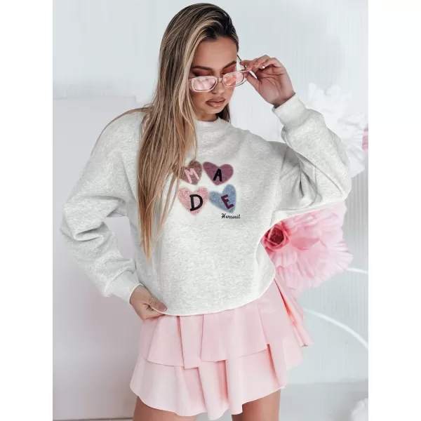  Damske trenirke DSTREET MADELIN BY1459 SVETLO SIVA 