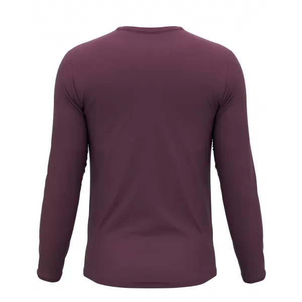  Moška T -majica z dolgim ​​rokavom HANNAH BINE L/S RDEČI MAHAGONI 