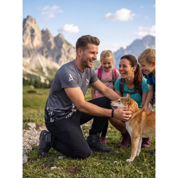  Moška premium plus funkcionalna majica s kratkimi rokavi ALTISPORT VOJ/ALM059TR02 SIVA 