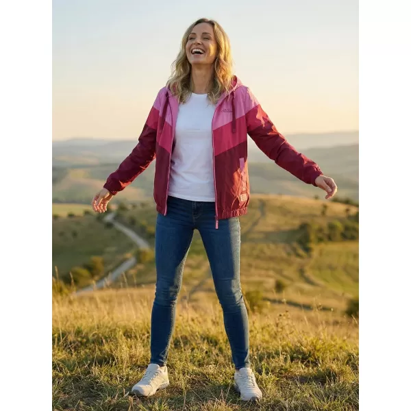  Ženska jakna ALTISPORT EDNA BORDO 
