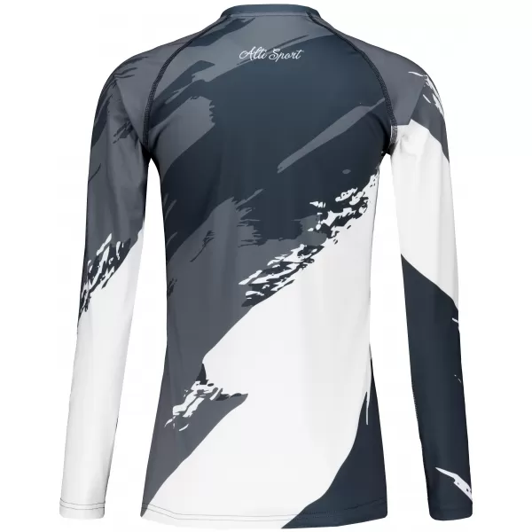  Ženska premium funkcionalna majica z dolgimi rokavi ALTISPORT VOJ/ALW081TR03 ČRNA 