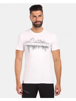 Moška majica s kratkimi rokavi KILPI DISCOVER-M YM0337KI BELA