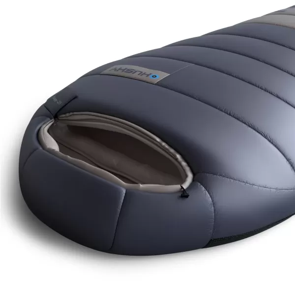  Spalna vreča perja HUSKY DOPY -25°C MODRA/SIVA 