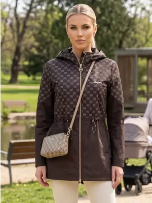 Ženski plašč KIXMI UNNI RJAVA