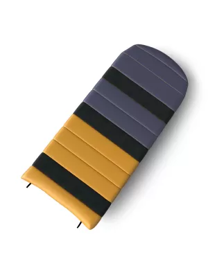 Odeja HUSKY DRAFY -20°C MODRA/ORANŽNA
