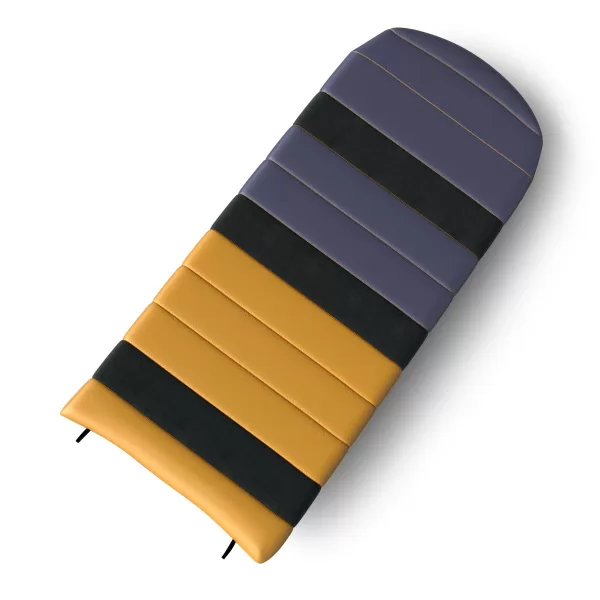  Odeja HUSKY DRAFY -20°C MODRA/ORANŽNA 