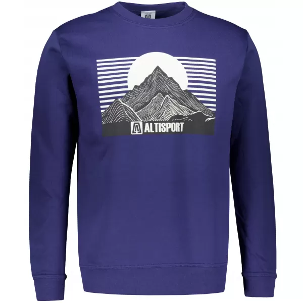  Moški pulover ALTISPORT ALM188406 POLNOČNO MODRA 