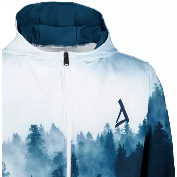  Moški vrhunski funkcionalni pulover z zadrgo ALTISPORT VOJ/ALM030MI02 GOZD/MODRA 