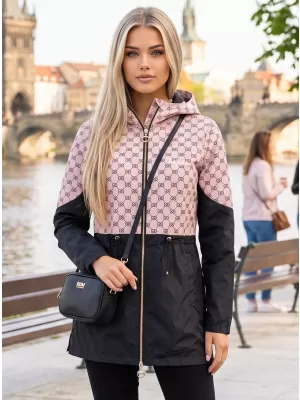 Ženski plašč KIXMI UNNI SVETLO BEŽ/ČRNA