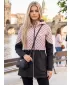 Ženski plašč KIXMI UNNI SVETLO BEŽ/ČRNA