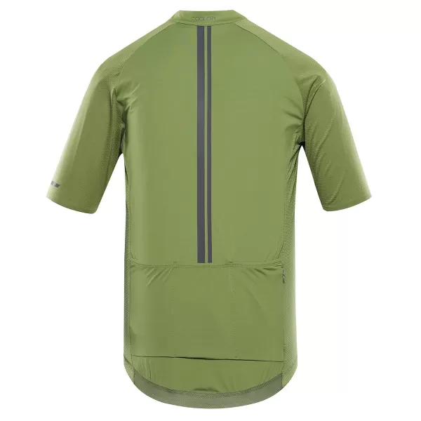  Kolesarski dres ALPINE PRO SAGEN 2 ZELENO 