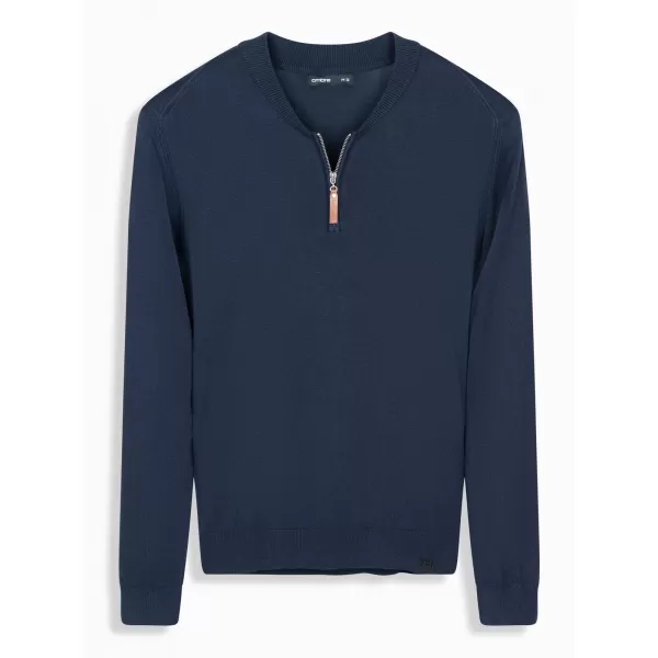  Moški pulover OMBRE OM-SWZS-0124 MORNARSKO MODRO 