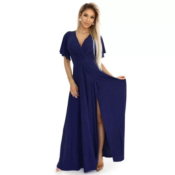  Obleka NUMOCO JENNIFER 581-5 TEMNO MODRA 