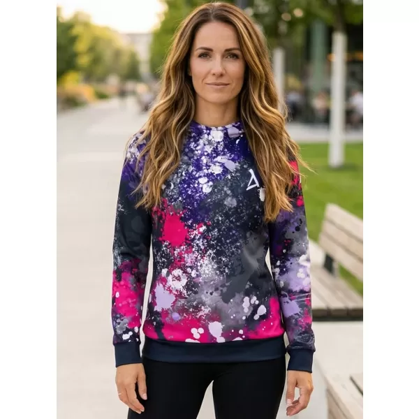  Ženska funkcionalna premija ALTISPORT VOJ/ALW055MI01 ČRNA -PINK 