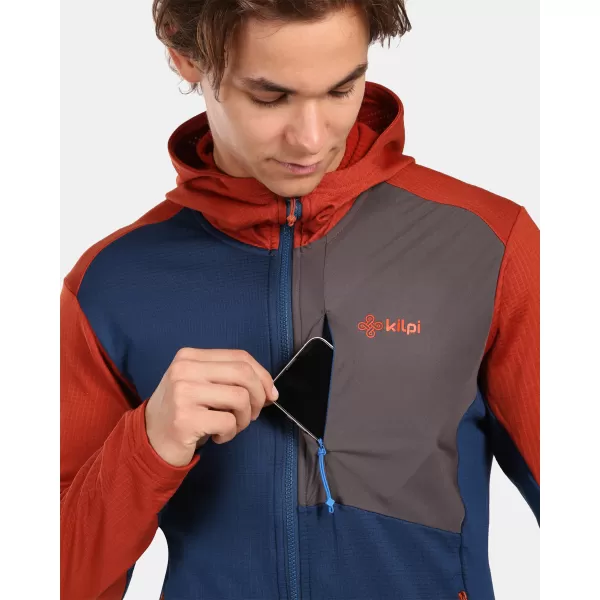  Fleece jopica KILPI SEVELEN-M YMX203KI TEMNO MODRA 