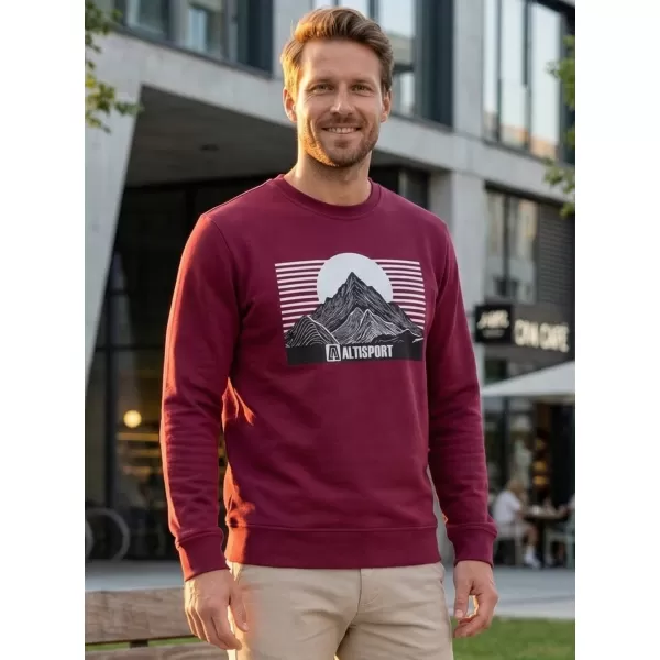  Moški pulover ALTISPORT ALM188406 GRANAT 