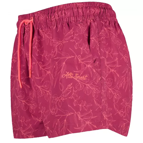  Ženske kratke hlače ALTISPORT ELISAN BORDO 
