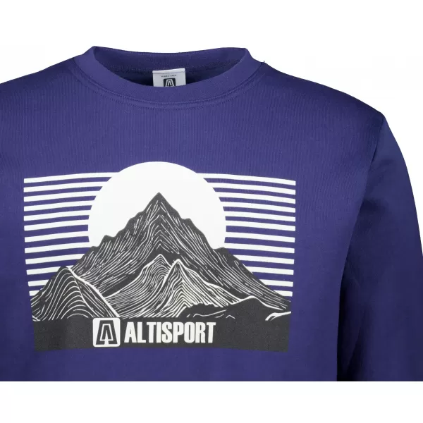  Moški pulover ALTISPORT ALM188406 POLNOČNO MODRA 