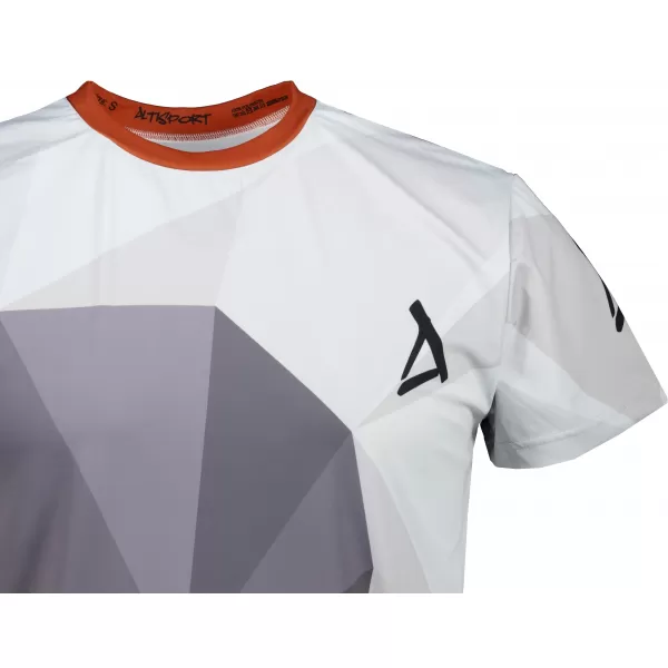  Moška funkcionalna t -majica Premium Plus ALTISPORT VOJ/ALM007TR02 ORANŽNA/SIVA 
