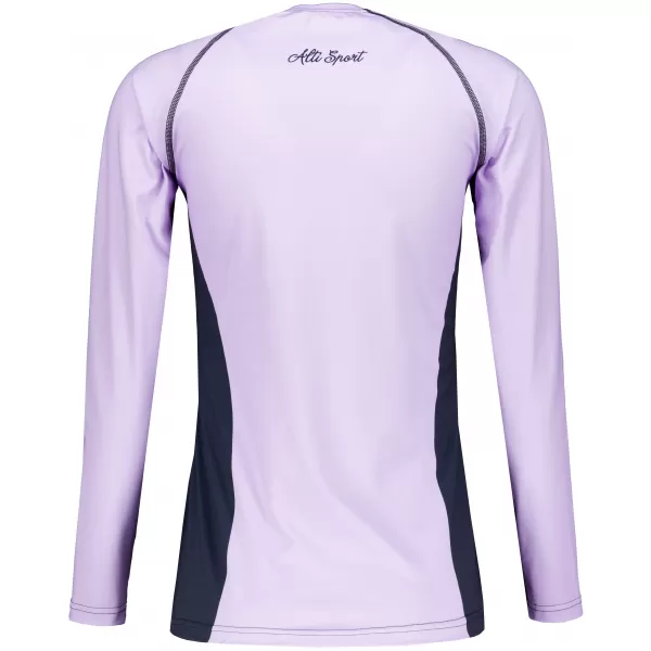  Ženska premium funkcionalna majica z dolgimi rokavi ALTISPORT VOJ/ALW078TR03 LILA 