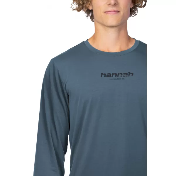  Moška T -majica z dolgim ​​rokavom HANNAH BINE L/S ANTRACIT 