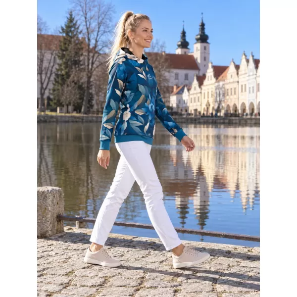  Ženski vrhunski funkcionalni pulover ALTISPORT VOJ/ALW097MI01 MODRE ROŽE 