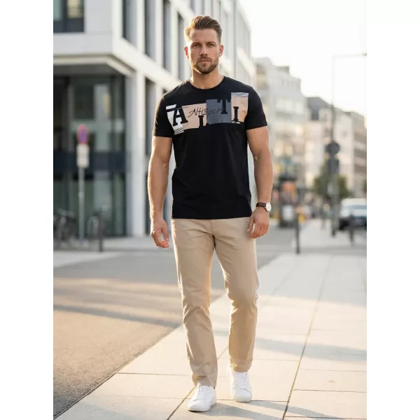  Moška majica s kratkimi rokavi ALTISPORT EDWARD ČRNA 
