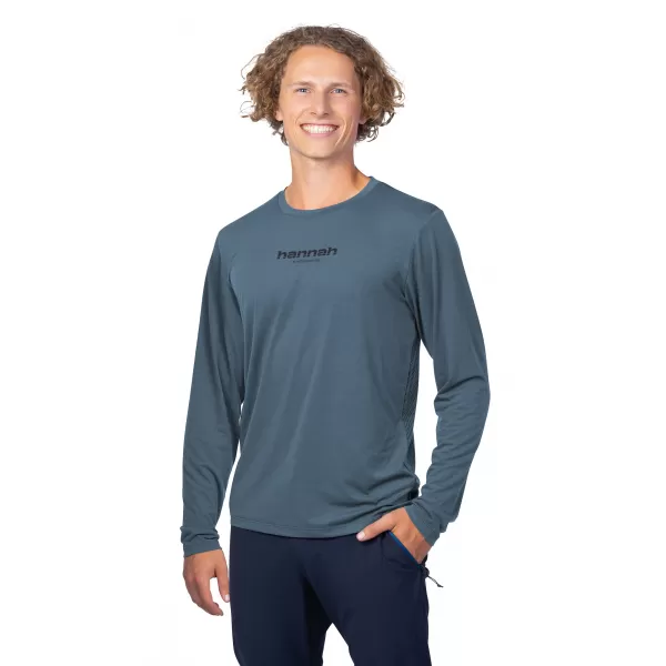  Moška T -majica z dolgim ​​rokavom HANNAH BINE L/S ANTRACIT 