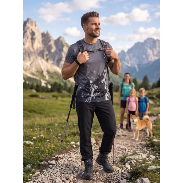  Moška premium plus funkcionalna majica s kratkimi rokavi ALTISPORT VOJ/ALM059TR02 SIVA 