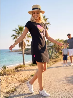 Obleka ALTISPORT EDNITA ČRNA
