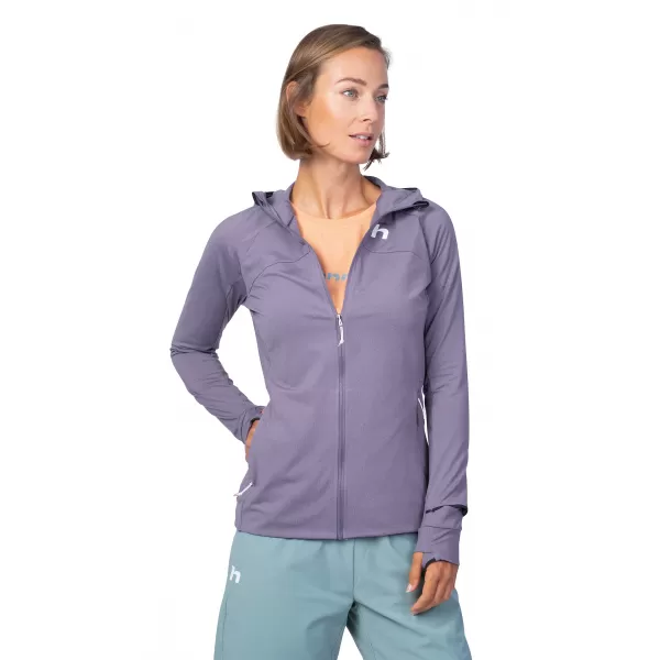  Damske trenirke HANNAH ELI HOODY SIVI GREBEN MEL 