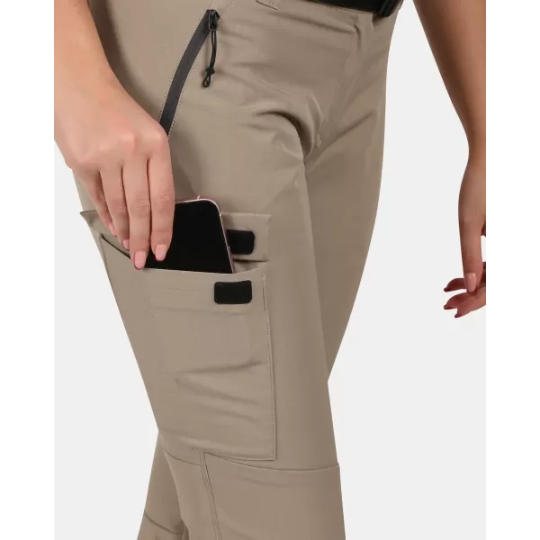  Ženske hlače KILPI BELVELA-W YLX405KI KHAKI 