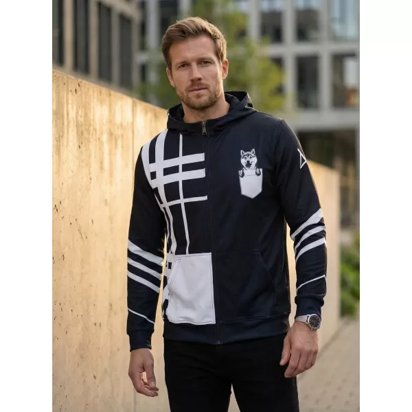  Moški vrhunski funkcionalni pulover z zadrgo ALTISPORT VOJ/ALM098MI02 SHIBA 