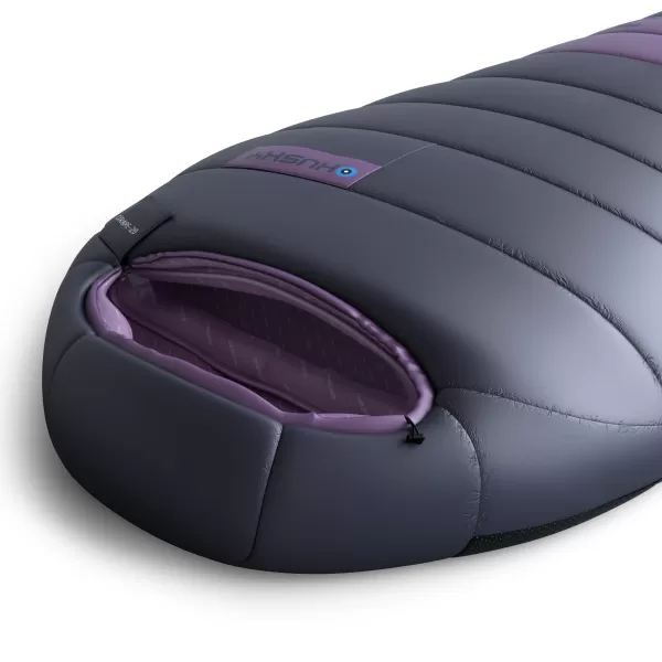  Ženska spalna vreča s puhom HUSKY DRAPE LADIES -20°C MODRA/VIJOLIČNA 