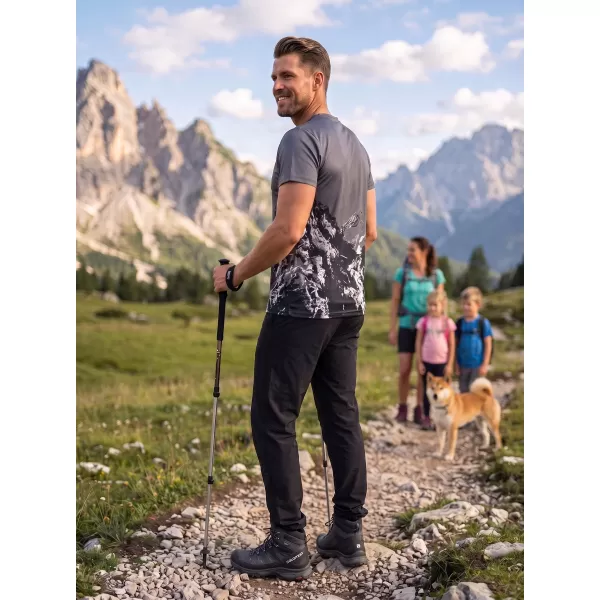  Moška premium plus funkcionalna majica s kratkimi rokavi ALTISPORT VOJ/ALM059TR02 SIVA 