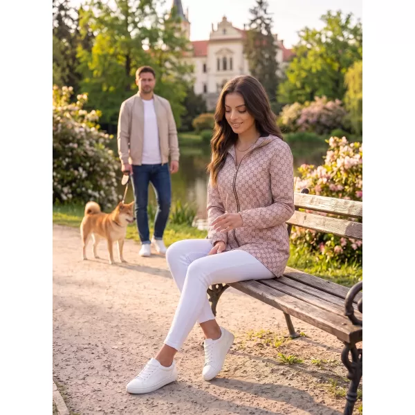  Ženski plašč KIXMI UNNI SVETLO BEŽ 