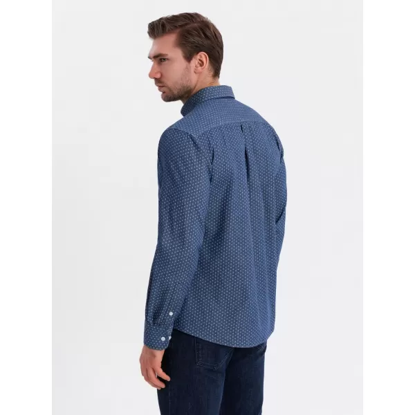  Srajca OMBRE OM-SHDS-0179 MODRO 
