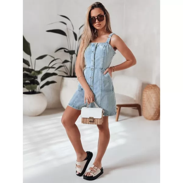  Obleka DSTREET SEWIKA EY2586 MODRO 