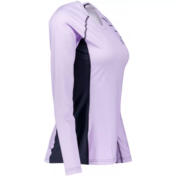  Ženska premium funkcionalna majica z dolgimi rokavi ALTISPORT VOJ/ALW078TR03 LILA 