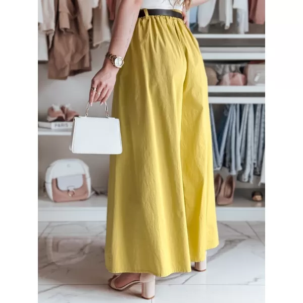  Ženske hlače DSTREET FLOWES UY2589 JANTAR 