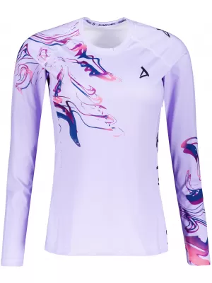 Ženska premium funkcionalna majica z dolgimi rokavi ALTISPORT VOJ/ALW064TR03 LILA