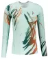 Ženska premium funkcionalna majica z dolgimi rokavi ALTISPORT VOJ/ALW074TR03 ZELENA/ORANŽNA