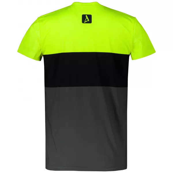  Moška premium plus funkcionalna majica s kratkimi rokavi ALTISPORT VOJ/ALM051TR02 NEON-RUMENA 