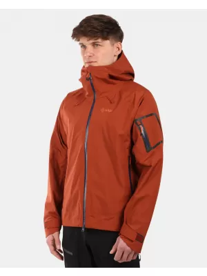 Moška hardshell jakna KILPI MAMBA-M YM0101KI RJAVA