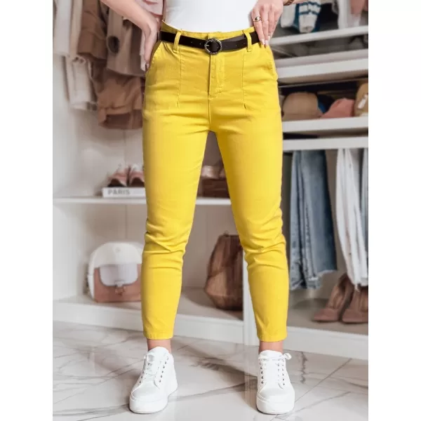  Ženske hlače DSTREET TAIRONIK UY2539 JANTAR 