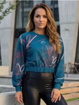 Ženska funkcionalna premium skrajšana jopica ALTISPORT VOJ/ALW082MI08 KEROZIN