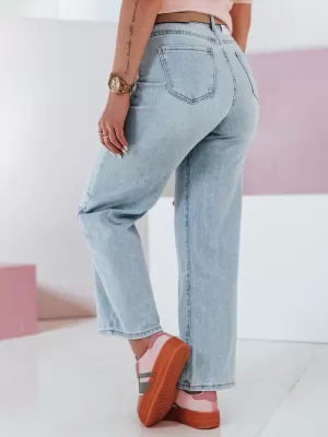 Ženske hlače DSTREET FLOWLESS UY2682 MODRO