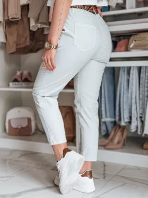 Ženske hlače DSTREET MADELINA UY2625 SVETLO SIVA