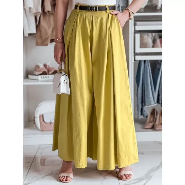  Ženske hlače DSTREET FLOWES UY2589 JANTAR 